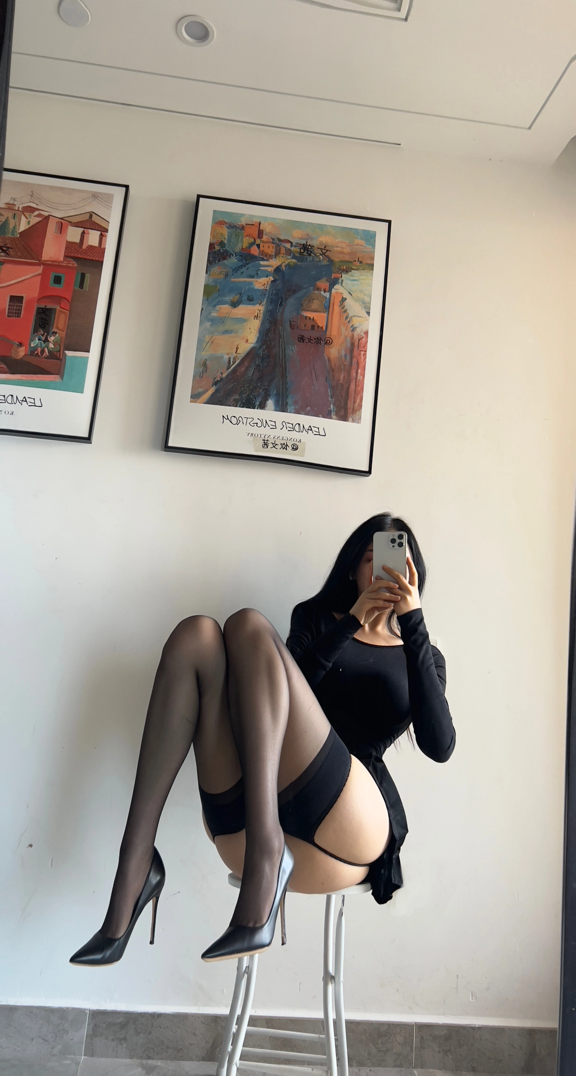 015.Cool文茜-微密圈系列-吊带黑色 1